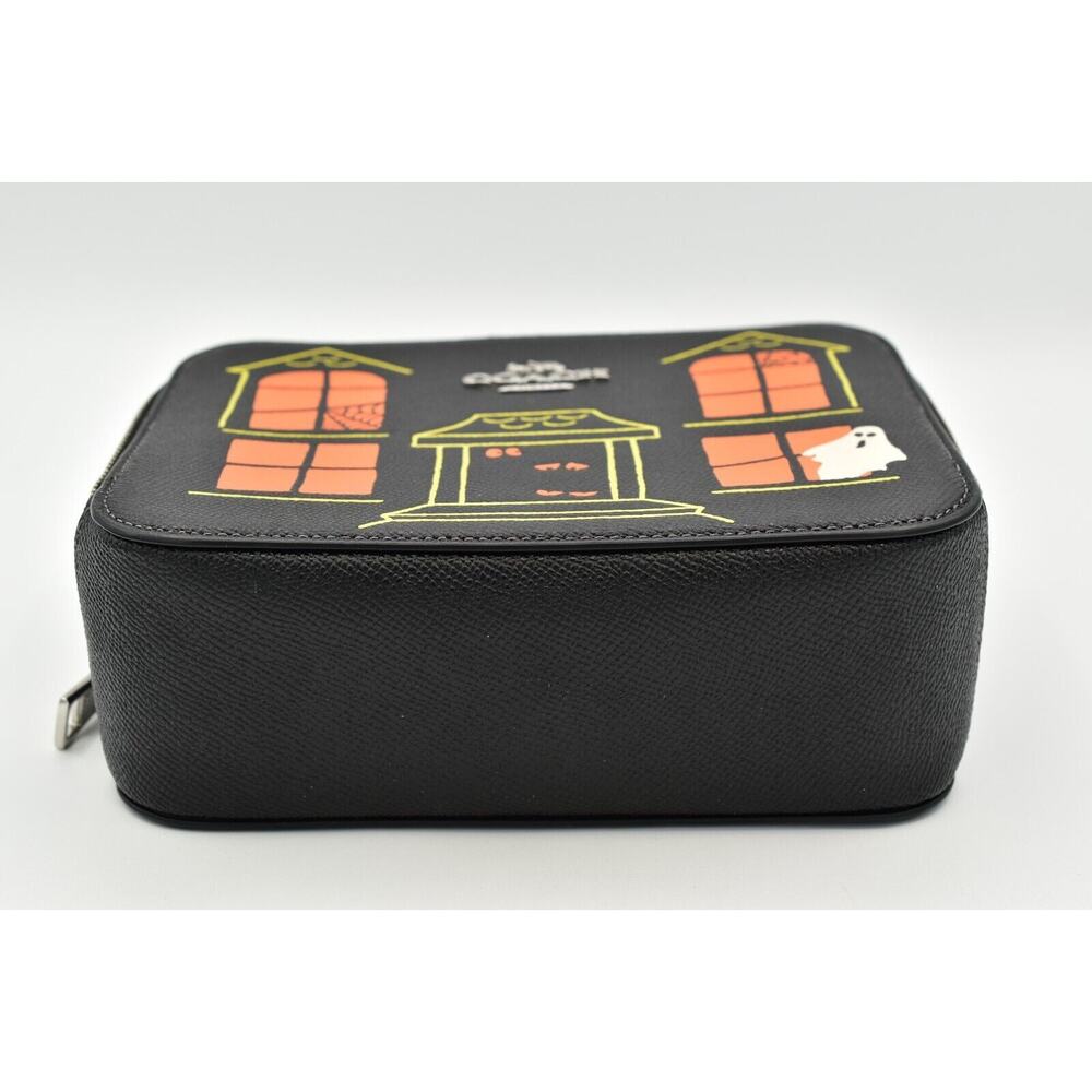 COACH Box Crossbody With Halloween Haunted House CM772 Black Multi MISSING STRAP - Picture 11 of 16